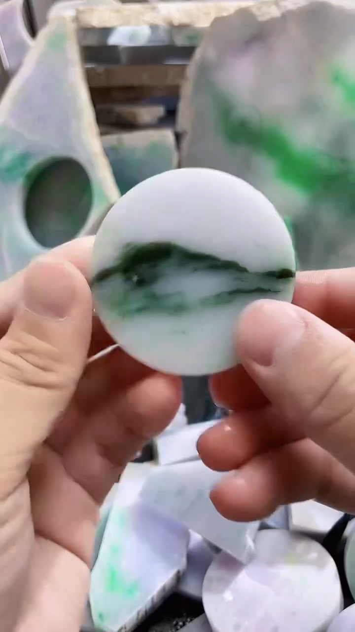 裸石翡翠天然A货翡翠板料