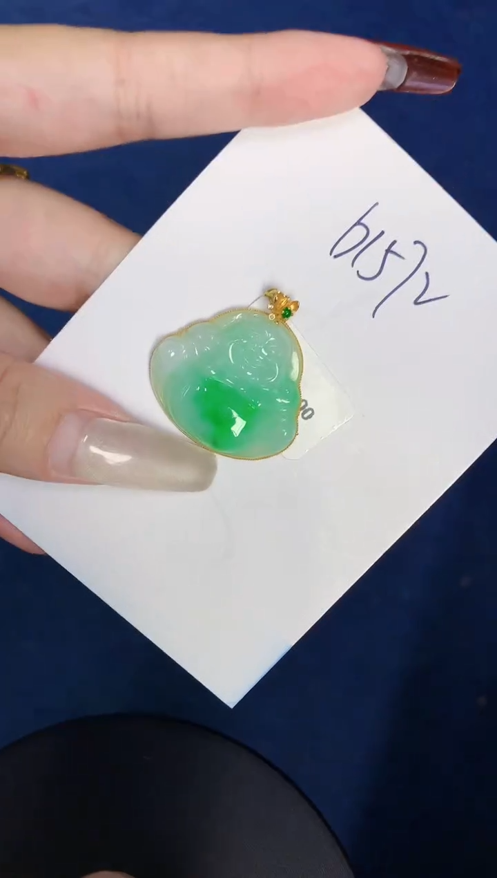 【闪购商品】翡翠颈饰18K金镶嵌000000000000