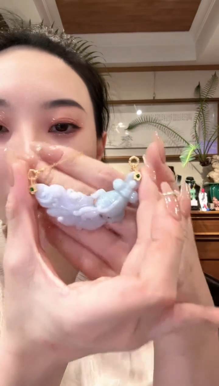 【闪购商品】翡翠颈饰未镶嵌国风