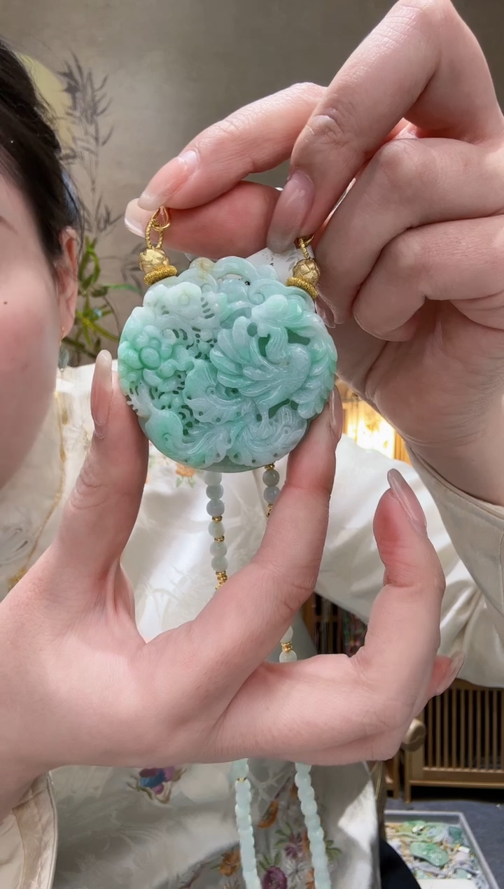 【闪购商品】翡翠颈饰未镶嵌吊坠