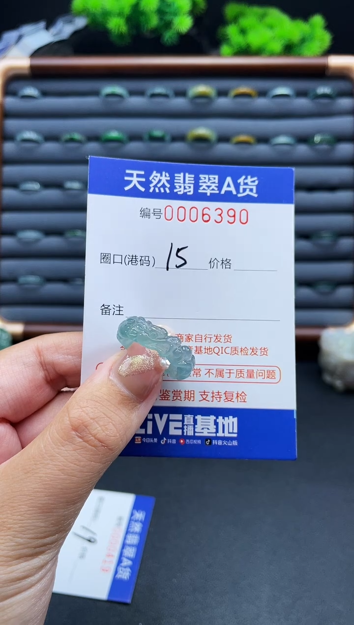 未镶嵌戒指翡翠栩**生戒圈