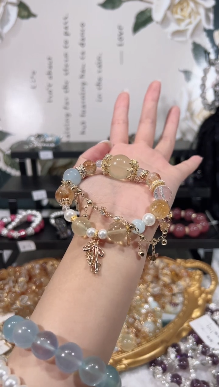 【闪购商品】水晶手链未镶嵌天然水晶默认微瑕 多样性发货发起一