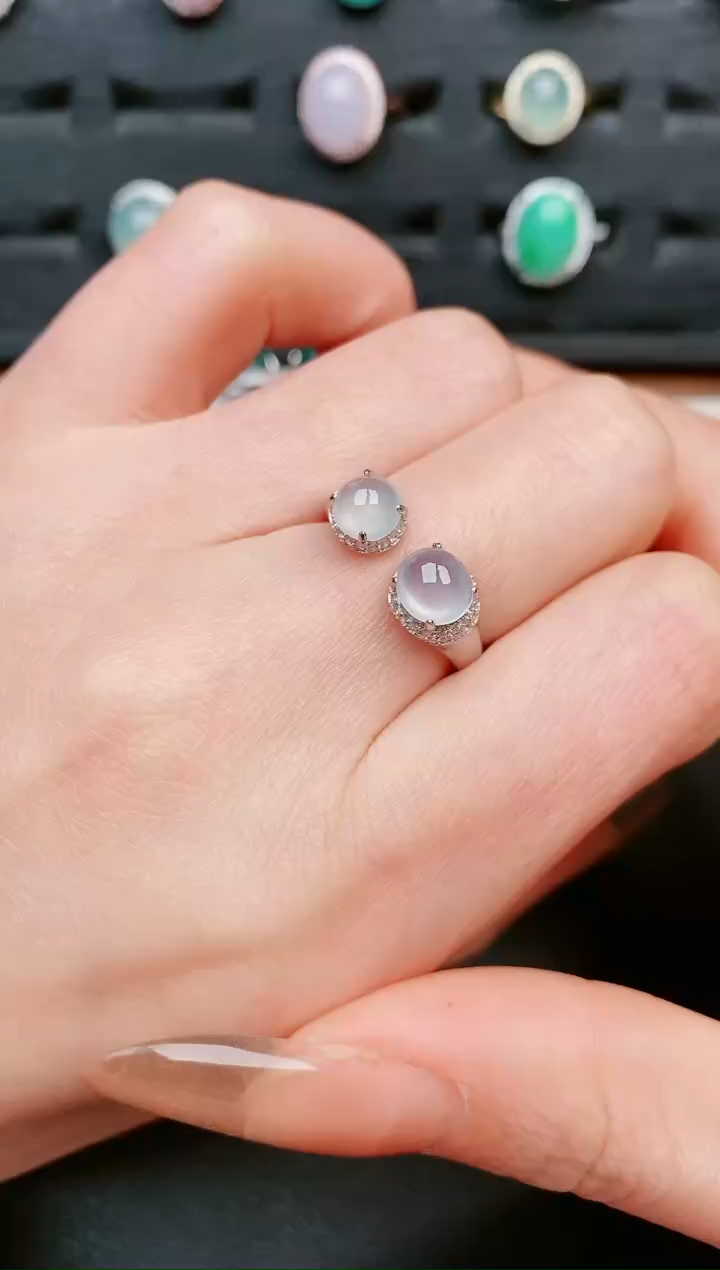 【闪购商品】翡翠戒指银S925镶嵌.....