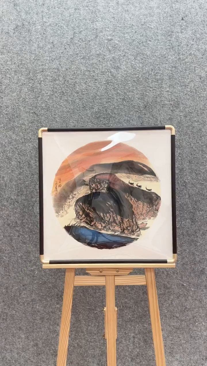 国画长城丹青书画院李老师精品画作