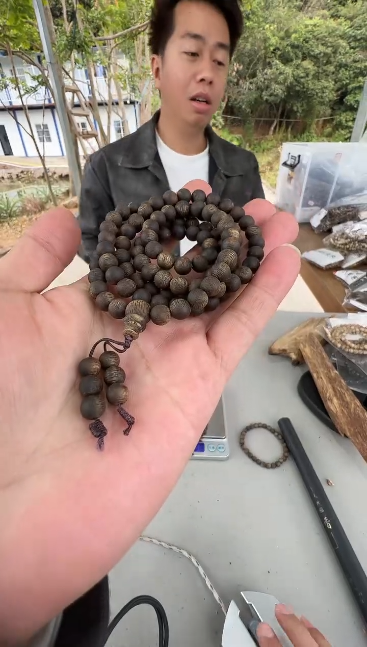 沉香沉香枕张勺子沉水06圆珠多圈19+多样性发一