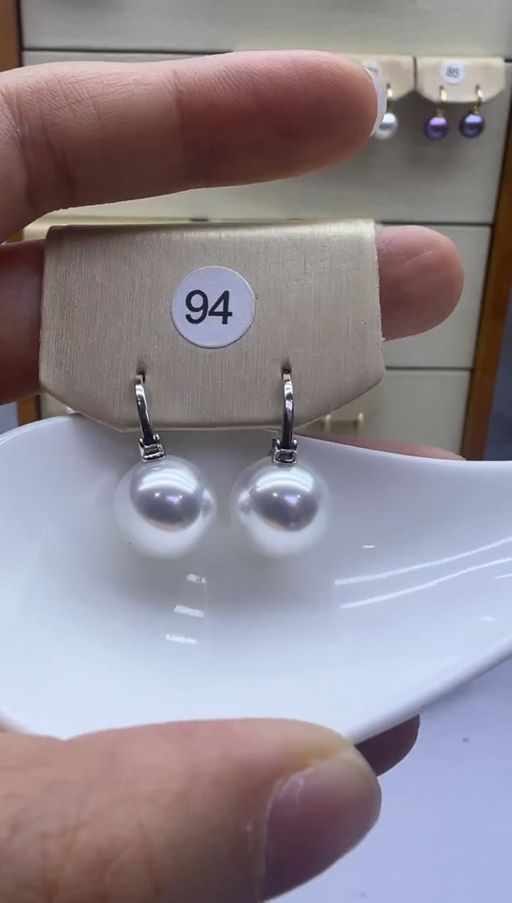 未镶嵌耳饰淡水珍珠94