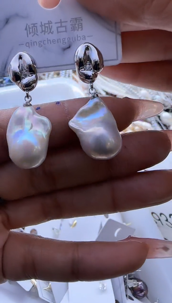 【闪购商品】淡水珍珠耳饰未镶嵌932