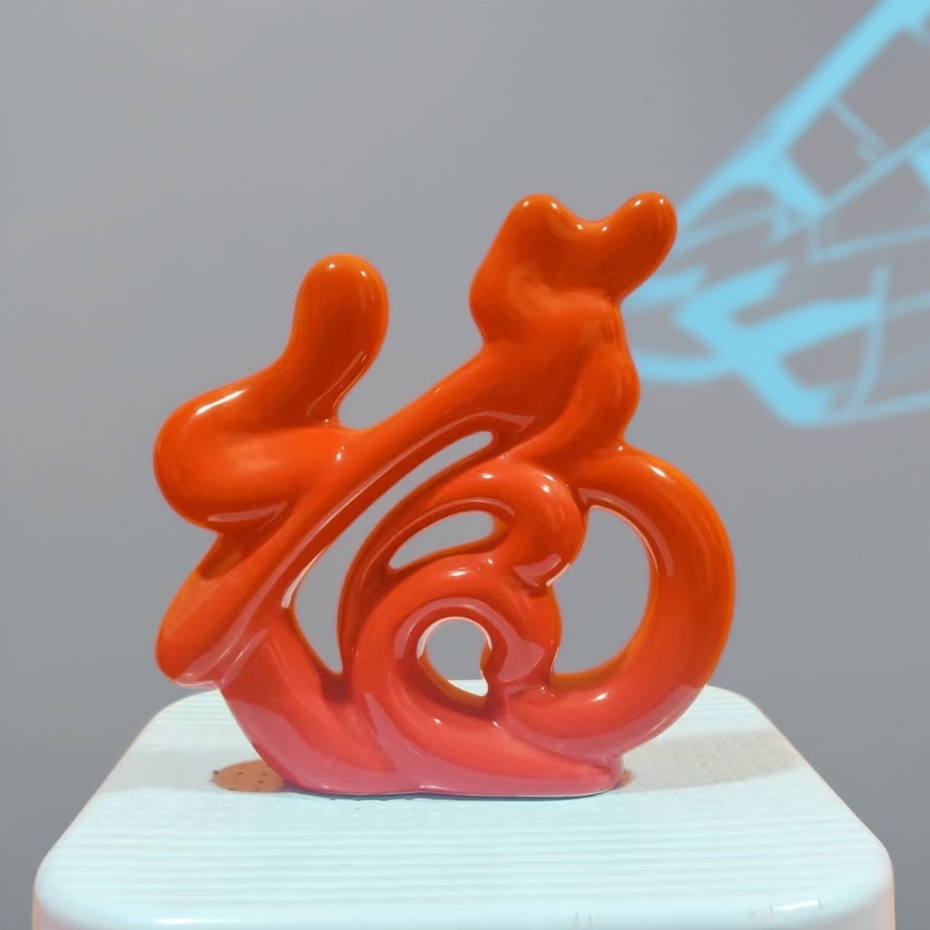 高度23直径22景德镇陶瓷红福255