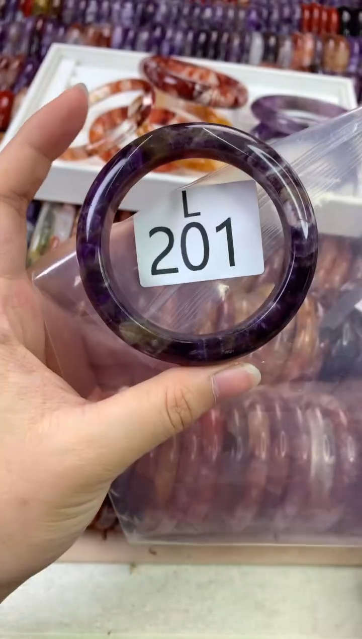 【闪购商品】水晶水晶手镯L未镶嵌201-55