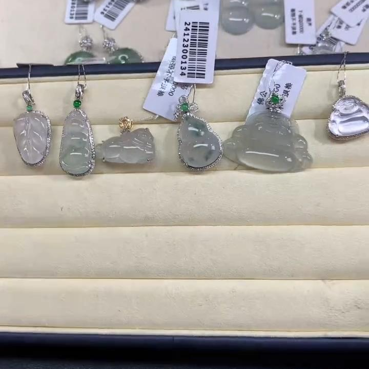 【可心彩虹盘】翡翠-18K金-多样性发一件-KX06|CXQ21