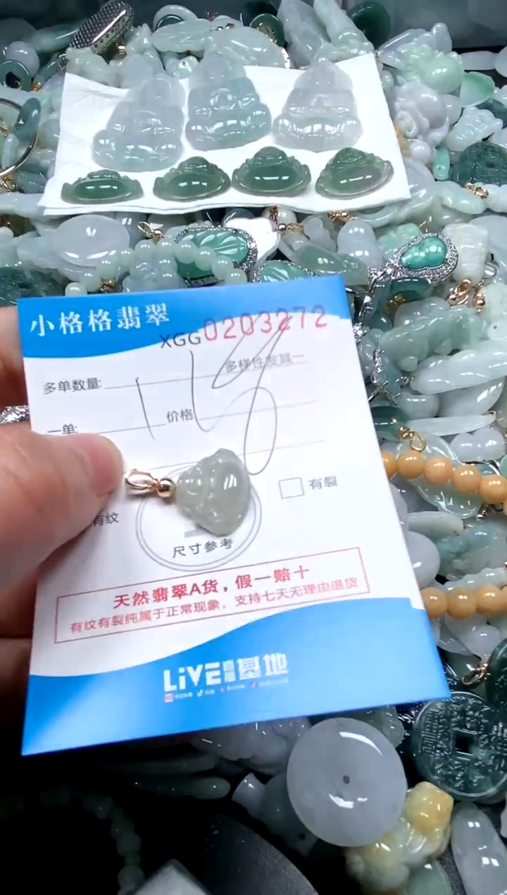【闪购商品】翡翠颈饰未镶嵌闪购商品0203272