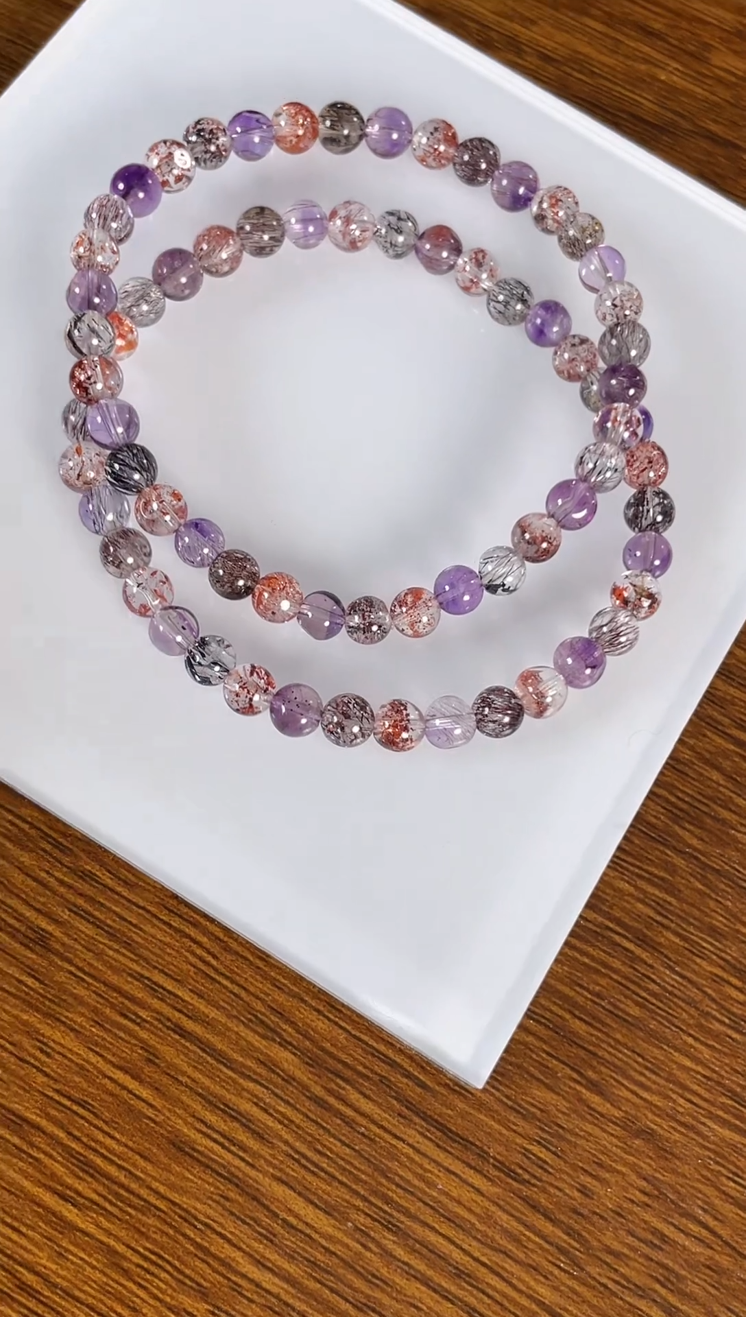 【闪购商品】水晶手链未镶嵌天然超七5mm多样性发一