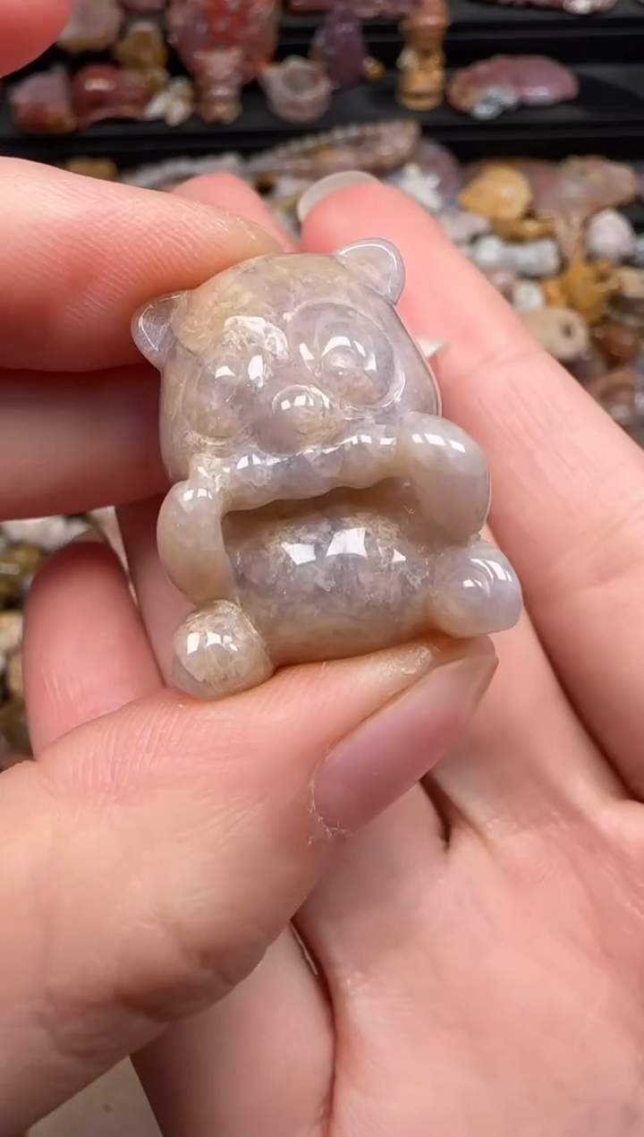 硅化珊瑚（珊瑚玉）未镶嵌颈饰230