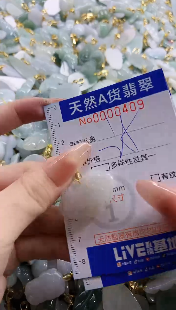 颈饰未镶嵌翡翠天然A货翡翠