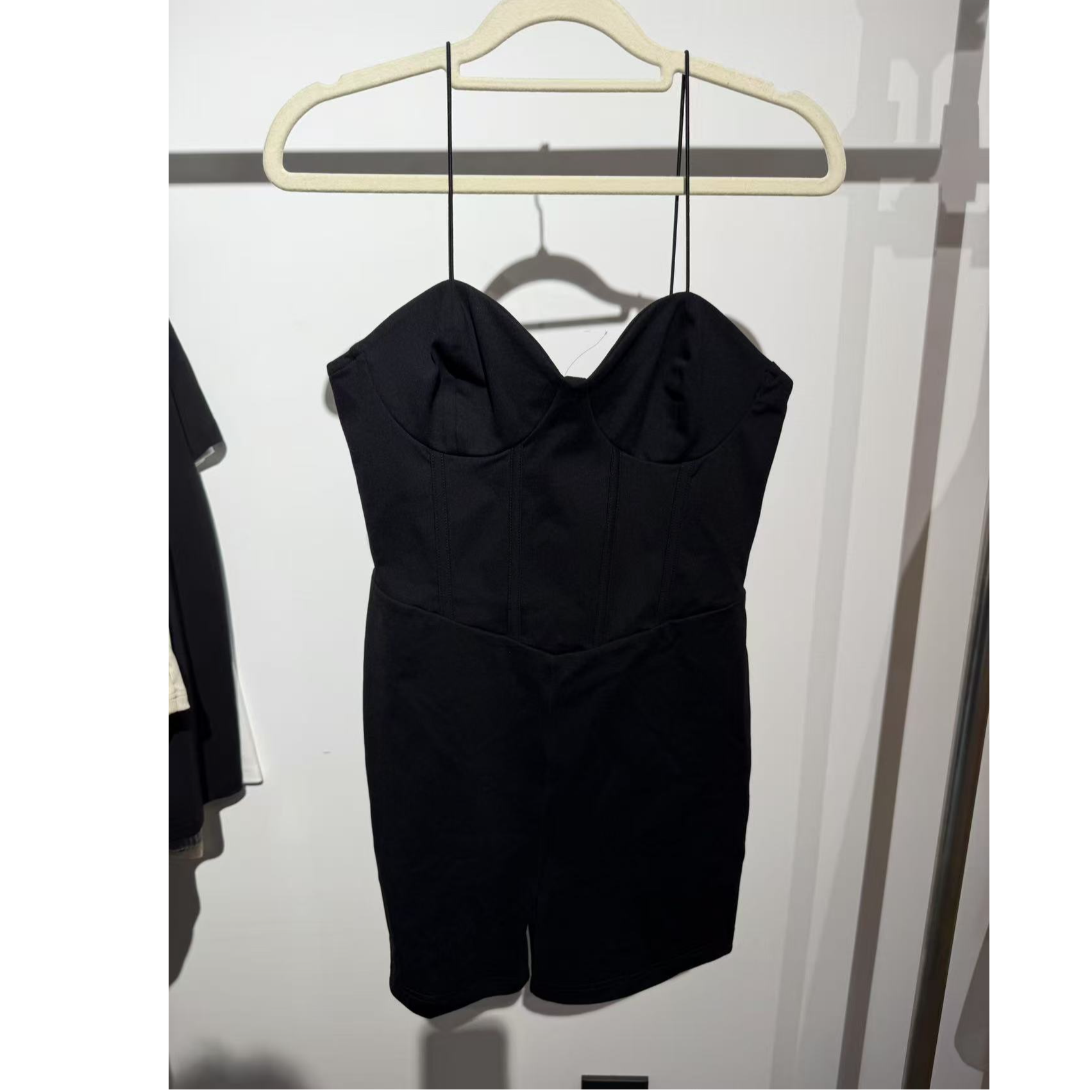 拉链吊带包臀裙常规高腰连衣裙美背时尚慵懒风江南风