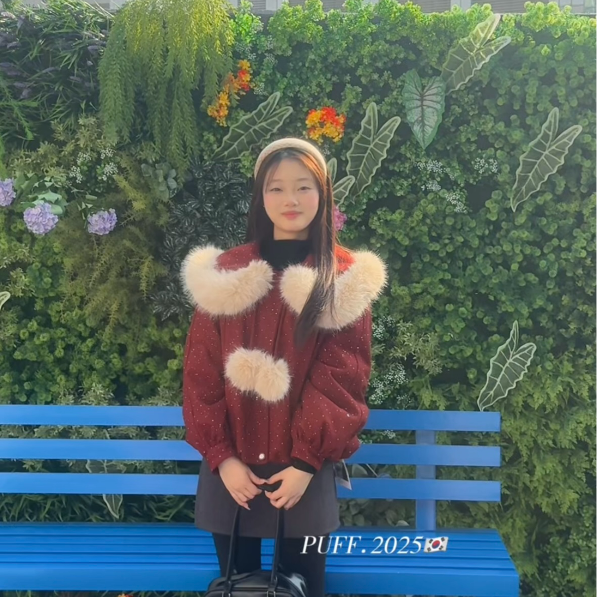 防风毛绒拉链时尚宽松型翻领红色针织休闲风