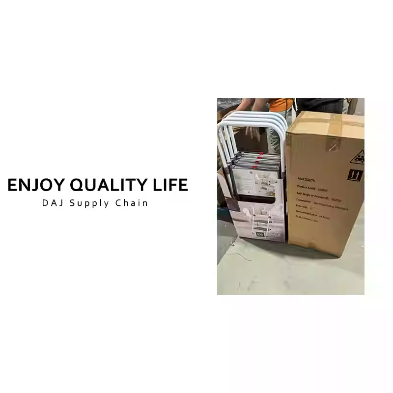 外贸加固稳定两步式折叠梯