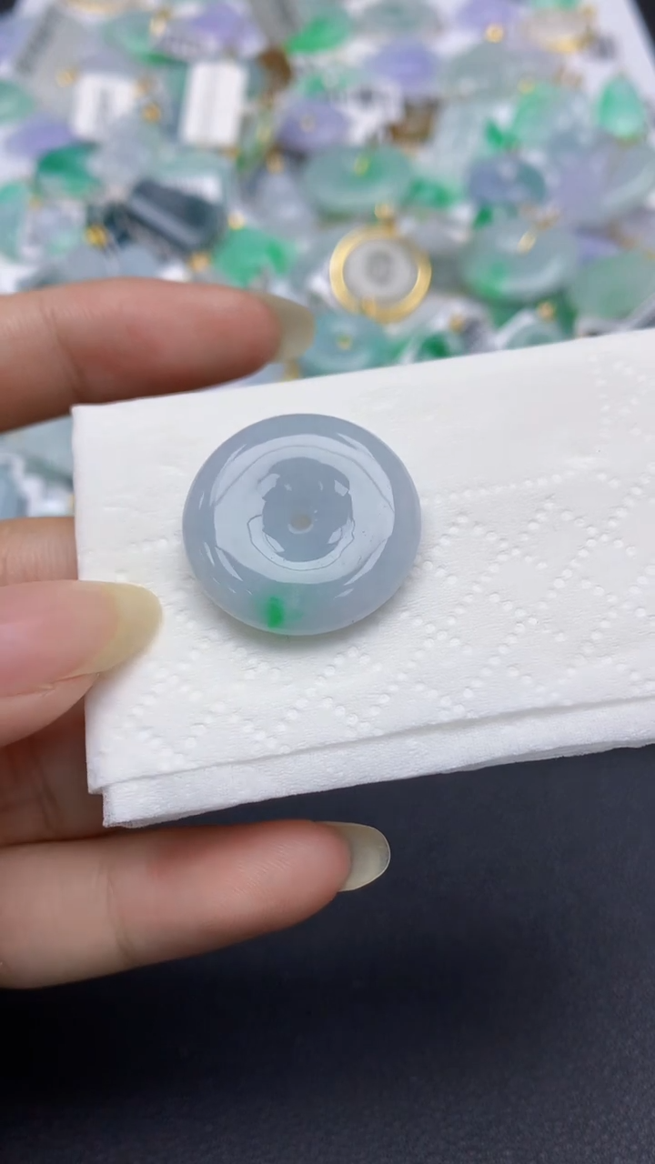 颈饰未镶嵌翡翠天然缅甸a货翡翠百元以上9元证书费自理