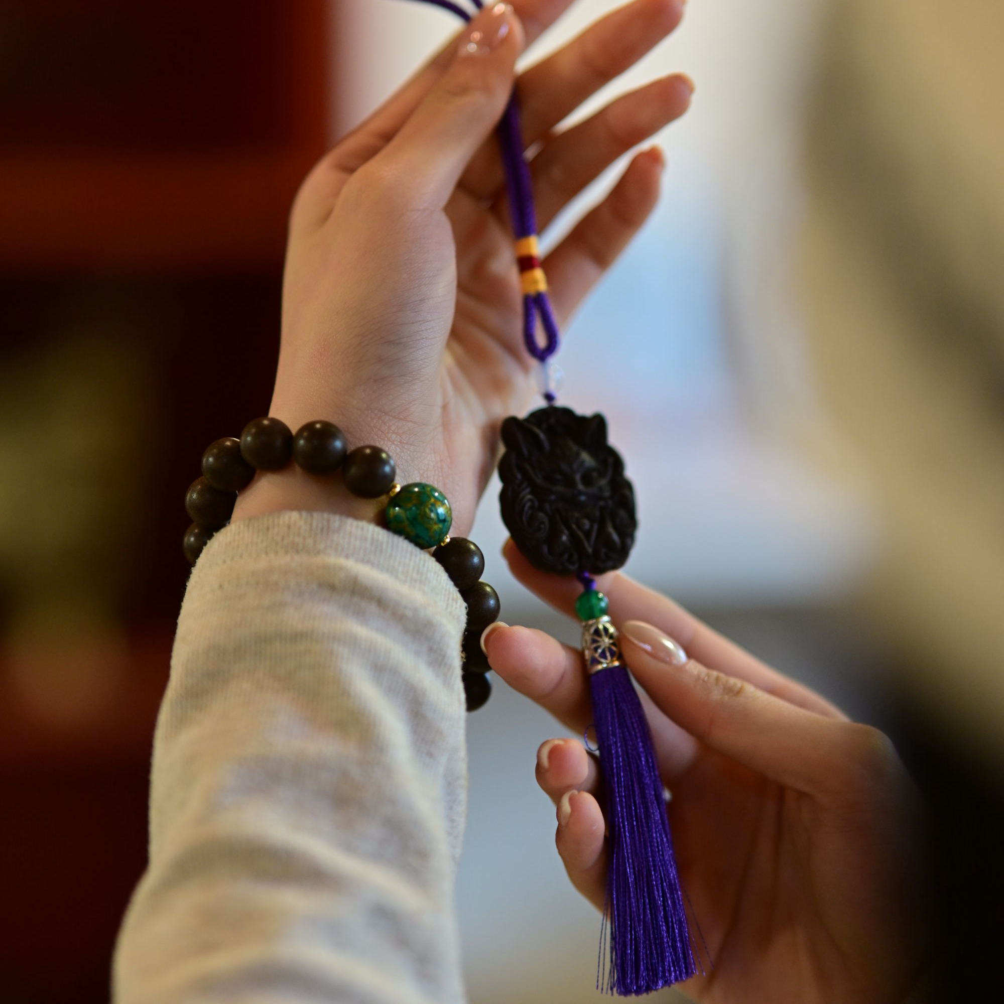 非金属木质吊坠 古法手工合香牌吊坠非遗自制挂饰车载