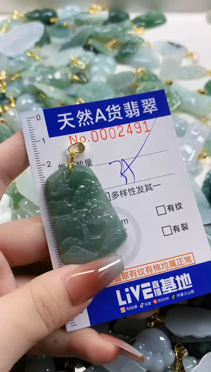 颈饰未镶嵌翡翠天然A货翡翠