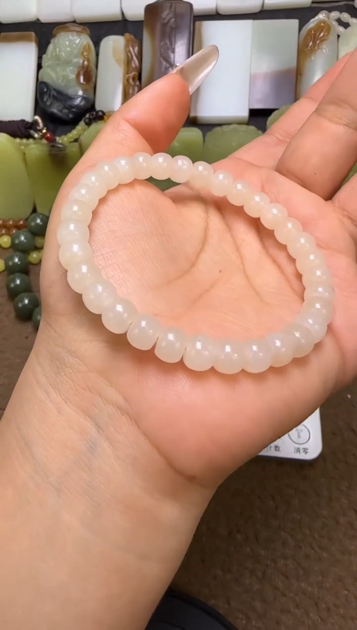 手串未镶嵌和田玉手串