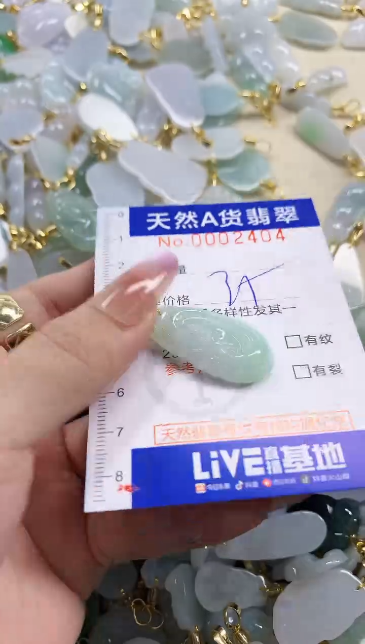 颈饰未镶嵌翡翠天然A货翡翠