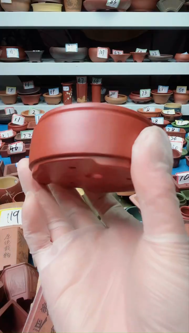 【闪购商品】紫砂紫砂花盆7*3