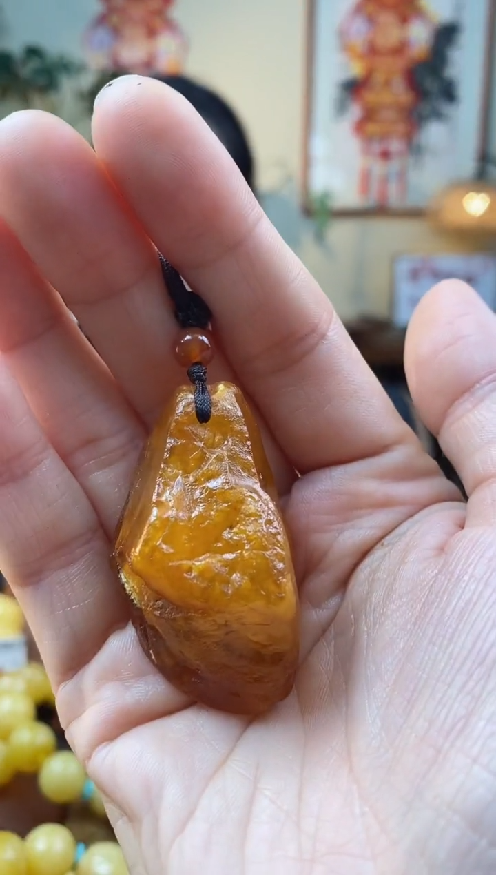 【闪购商品】琥珀颈饰未镶嵌吊坠