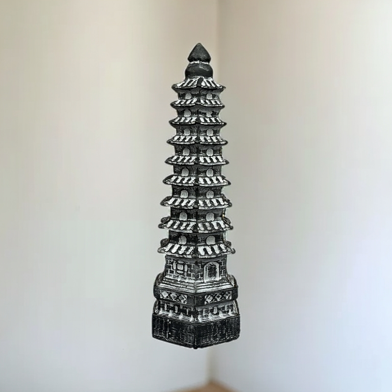 （青石文昌塔）青石雕刻石亭假山园艺微景观盆景鱼缸造景茶室装摆件