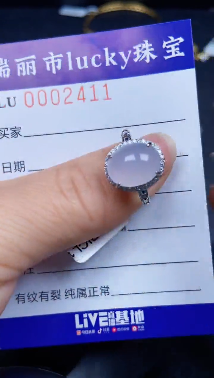 【闪购商品】翡翠颈饰银S925镶嵌2411