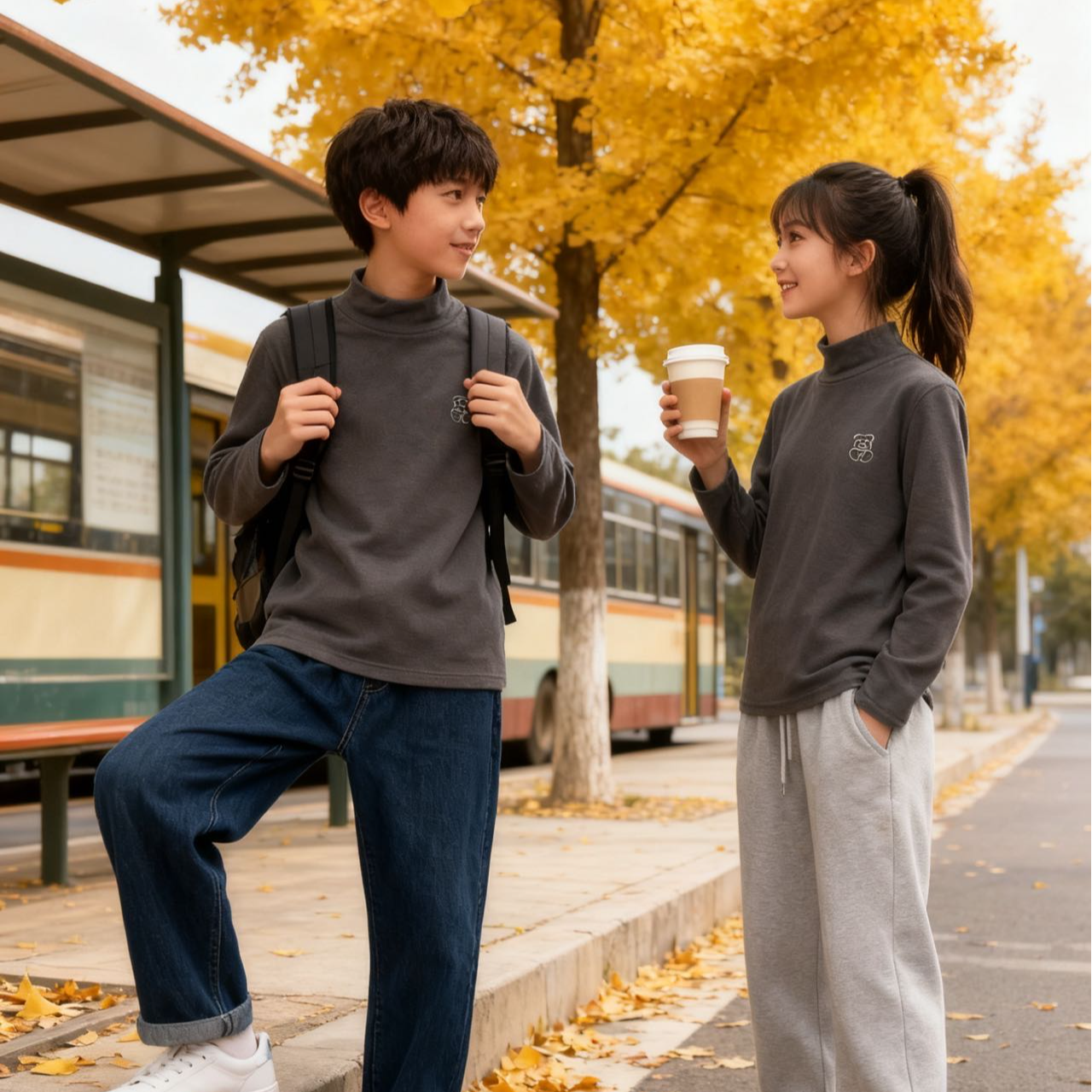 8807高端专享春秋款打底衫深灰