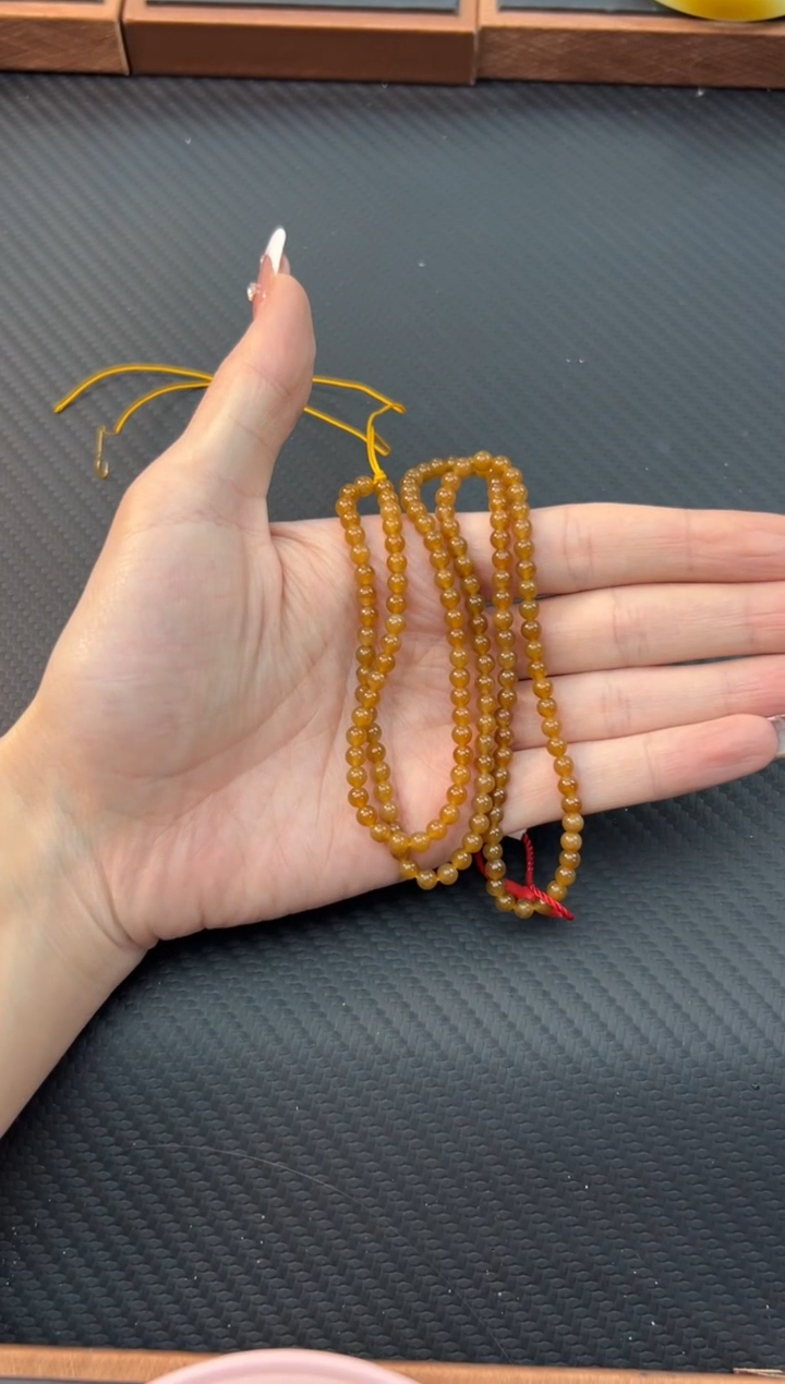 【闪购商品】和田玉项链未镶嵌且末金山微色差卡4长链