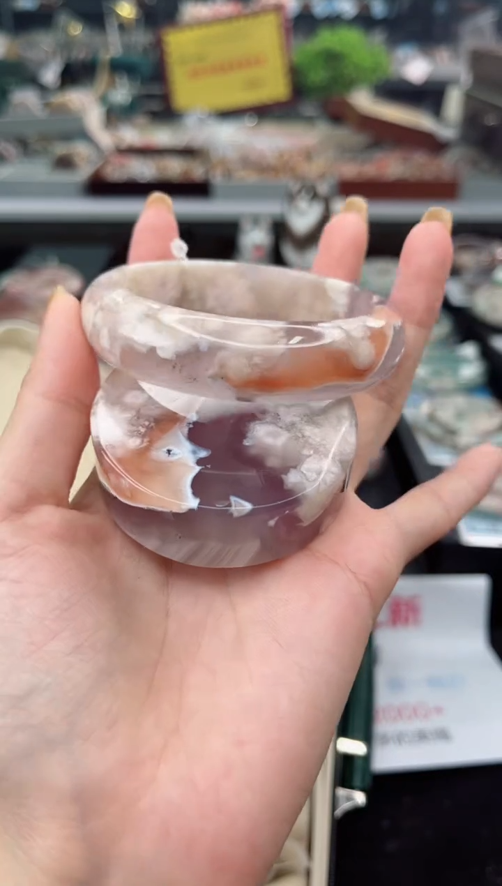 【闪购商品】石英质玉手镯未镶嵌58圈口（赠品镯心）6354139