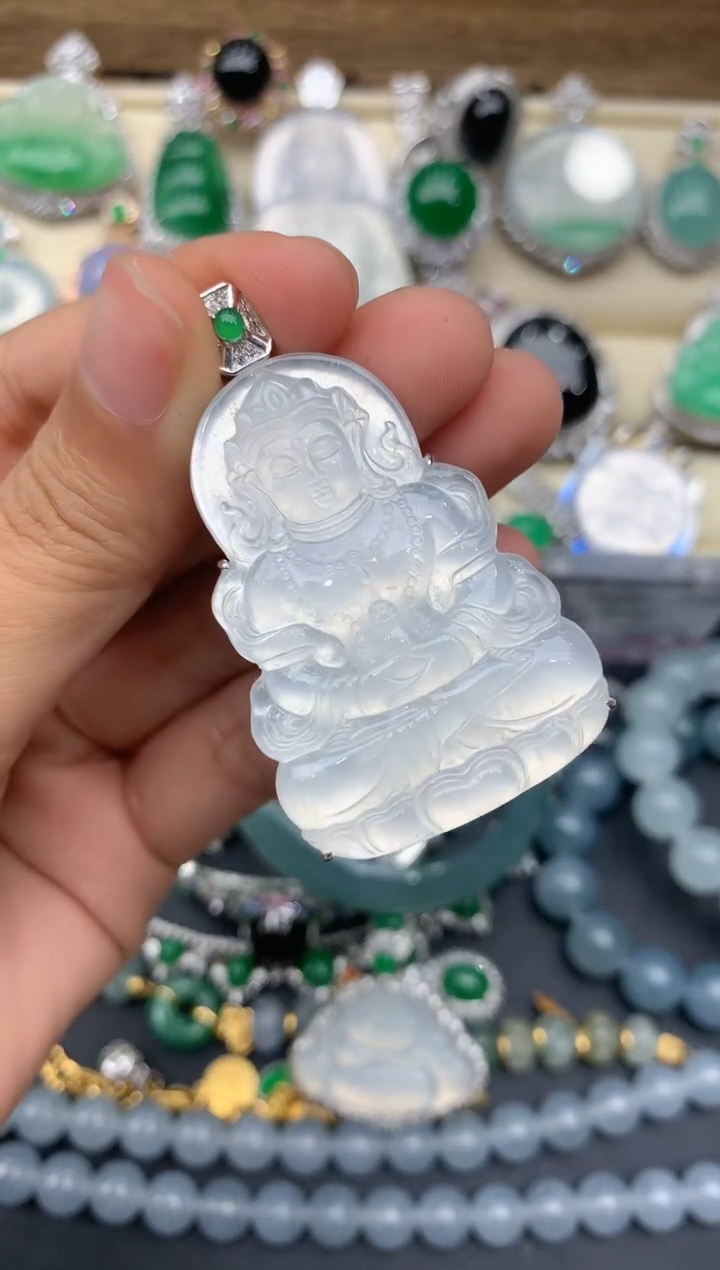 【闪购商品】翡翠颈饰18K金镶嵌298-中国好珍宝