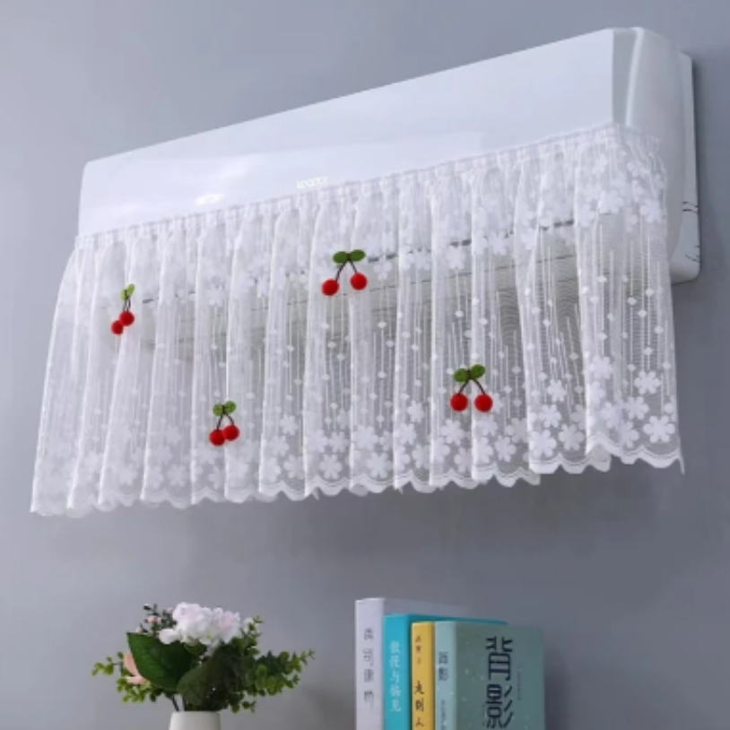 【送四个樱桃】挂式空调罩月子挡风帘