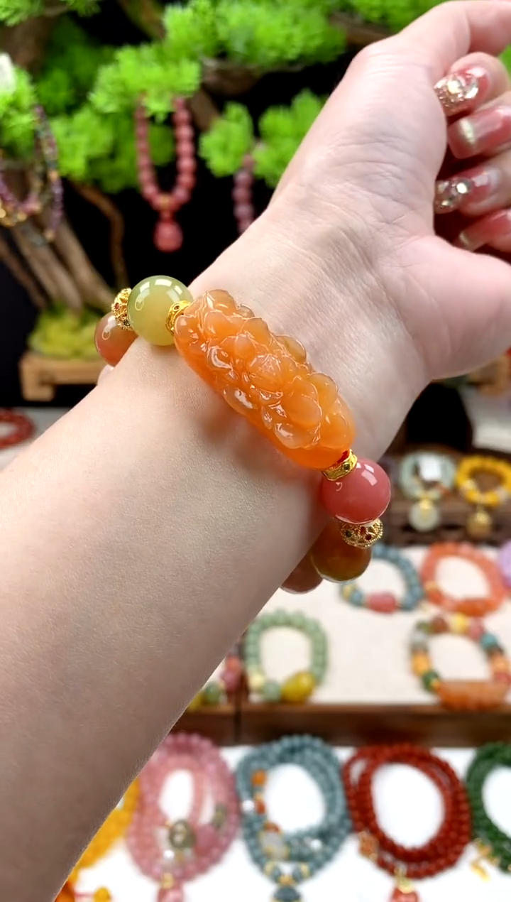 【闪购商品】玛瑙手饰未镶嵌（多样性发1）