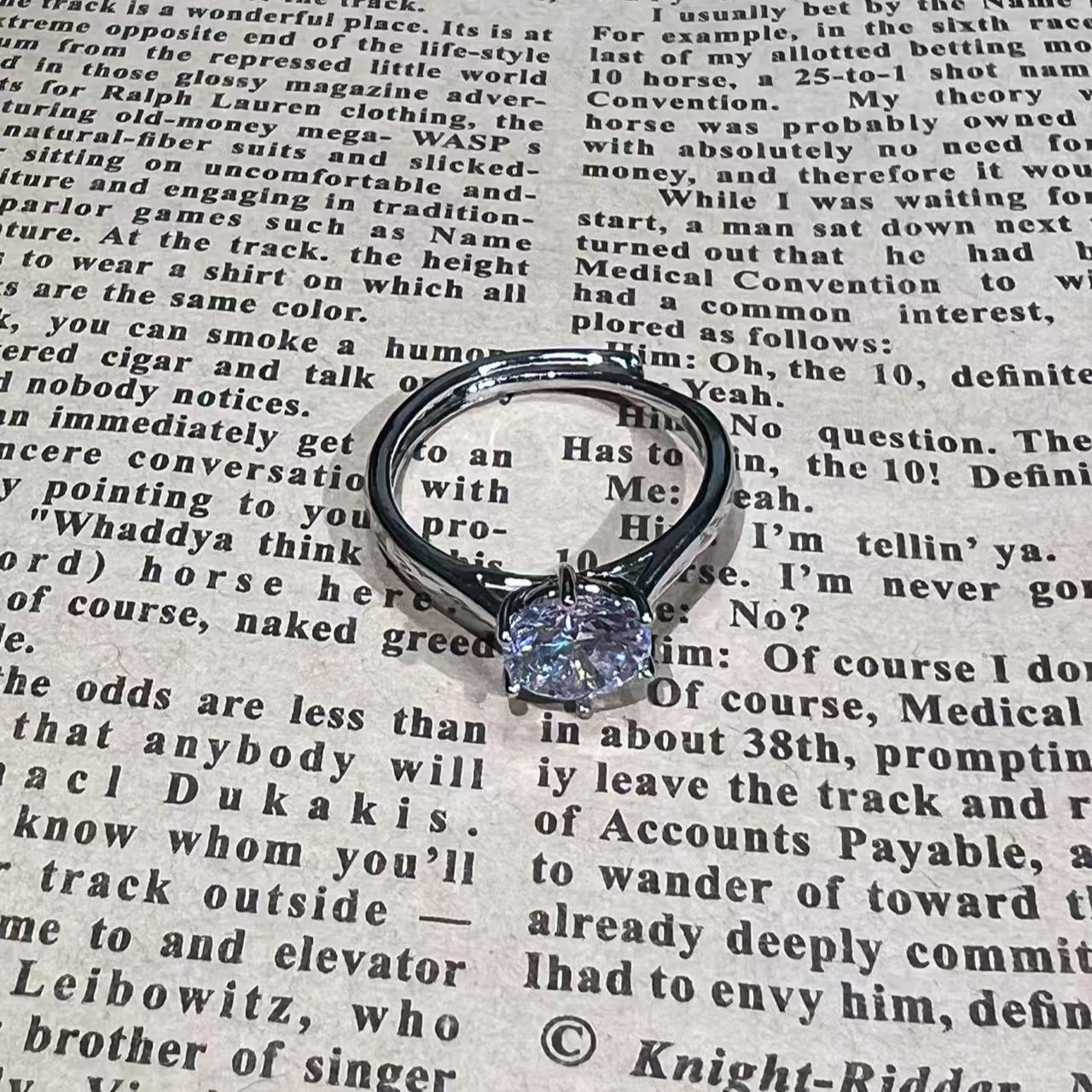 【欧潮】戒指轻奢时尚百搭 B0011