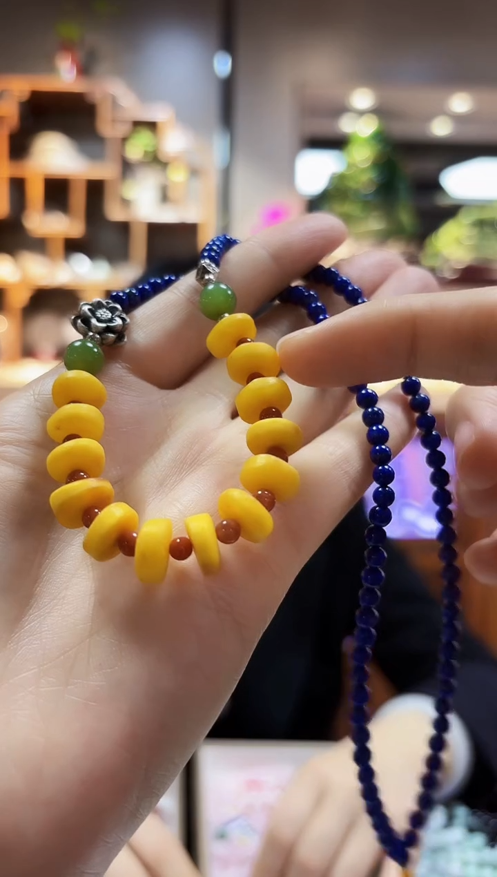 【闪购商品】蜜蜡颈饰未镶嵌项链