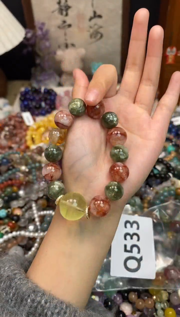 未镶嵌手链水晶533