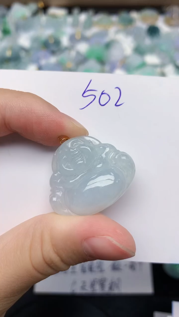 翡翠未镶嵌颈饰天然缅甸A货翡翠百元以上9元证书费自理