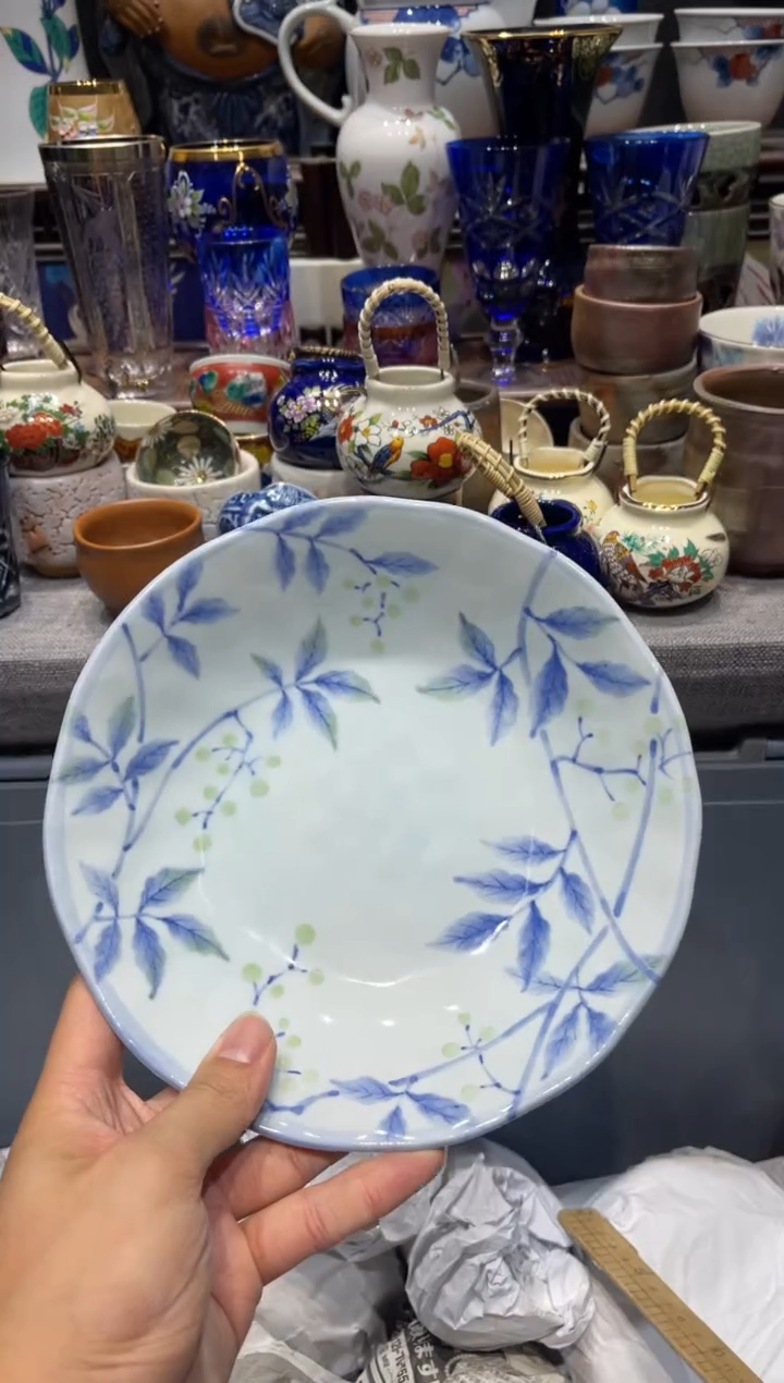 瓷片煮酒梦二钵盘