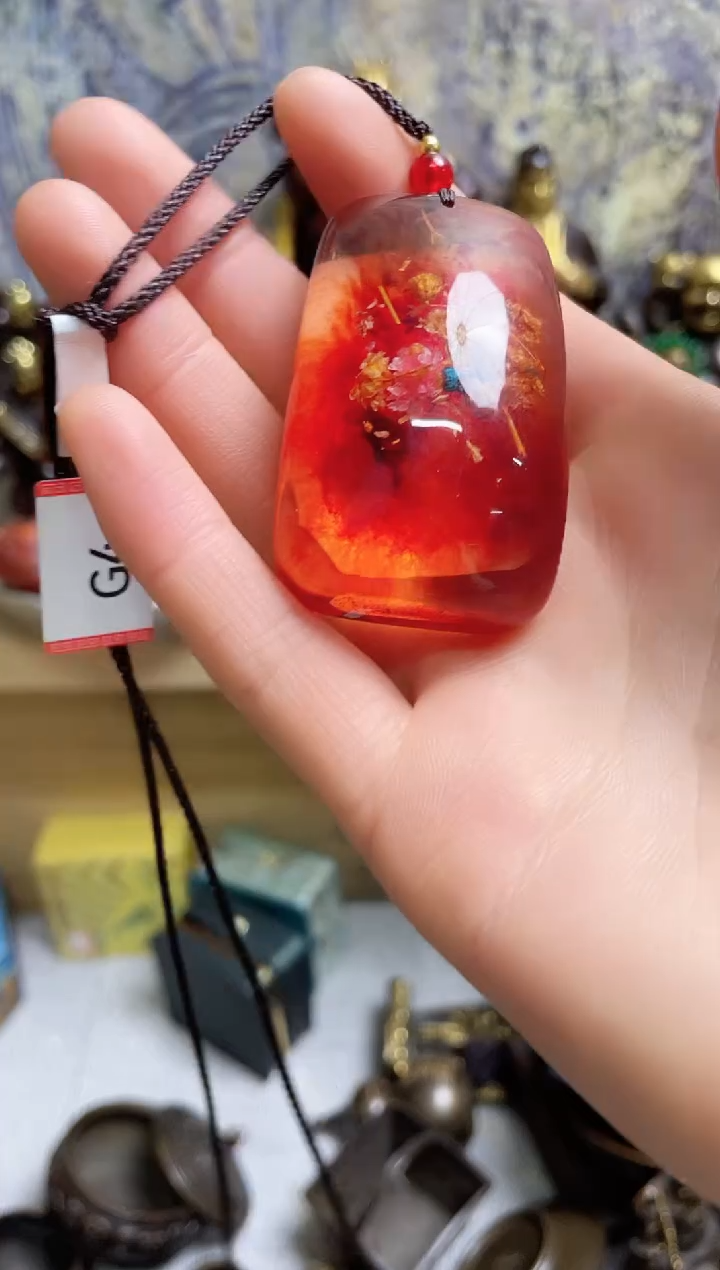 【闪购商品】琥珀颈饰未镶嵌梦梦专属特惠链接G4