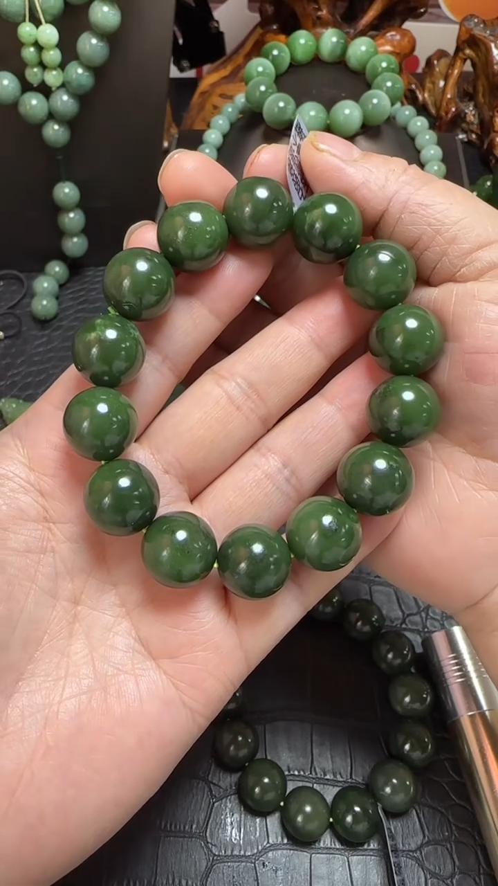 【闪购商品】和田玉（碧玉）手串未镶嵌手串