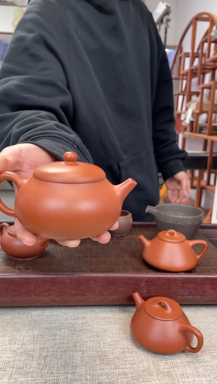 【闪购商品】紫砂茶壶大红泥改良西施