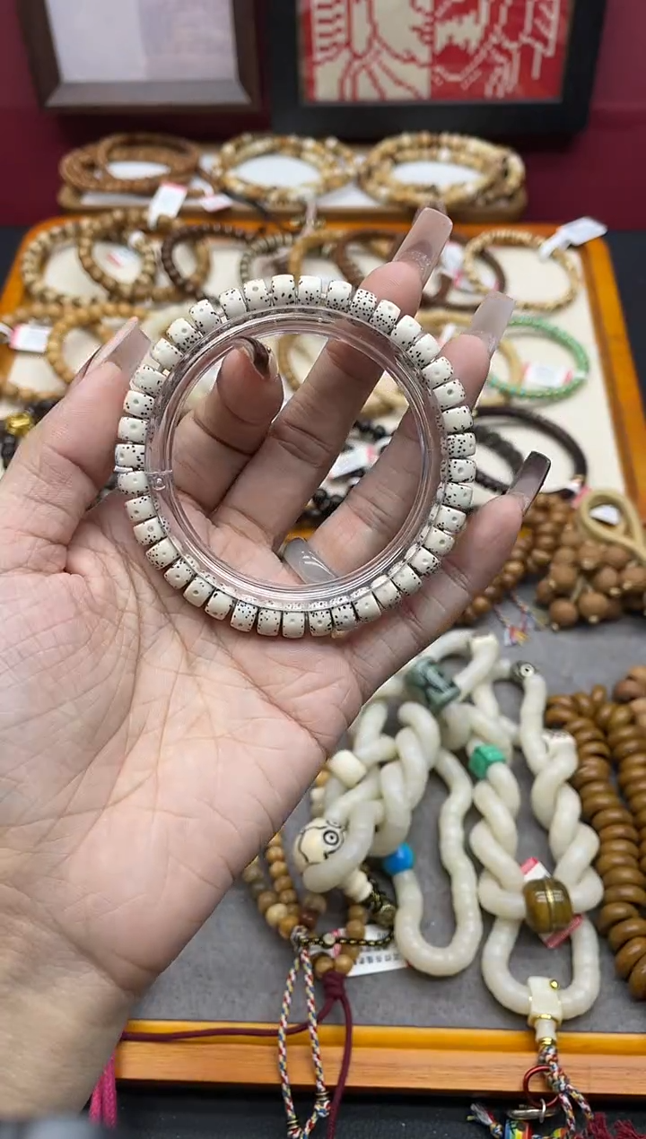 手串星月菩提星月菩提8mm药片手串