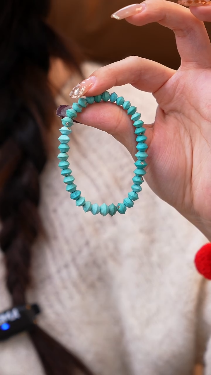 未镶嵌绿松石1金钻百香籽