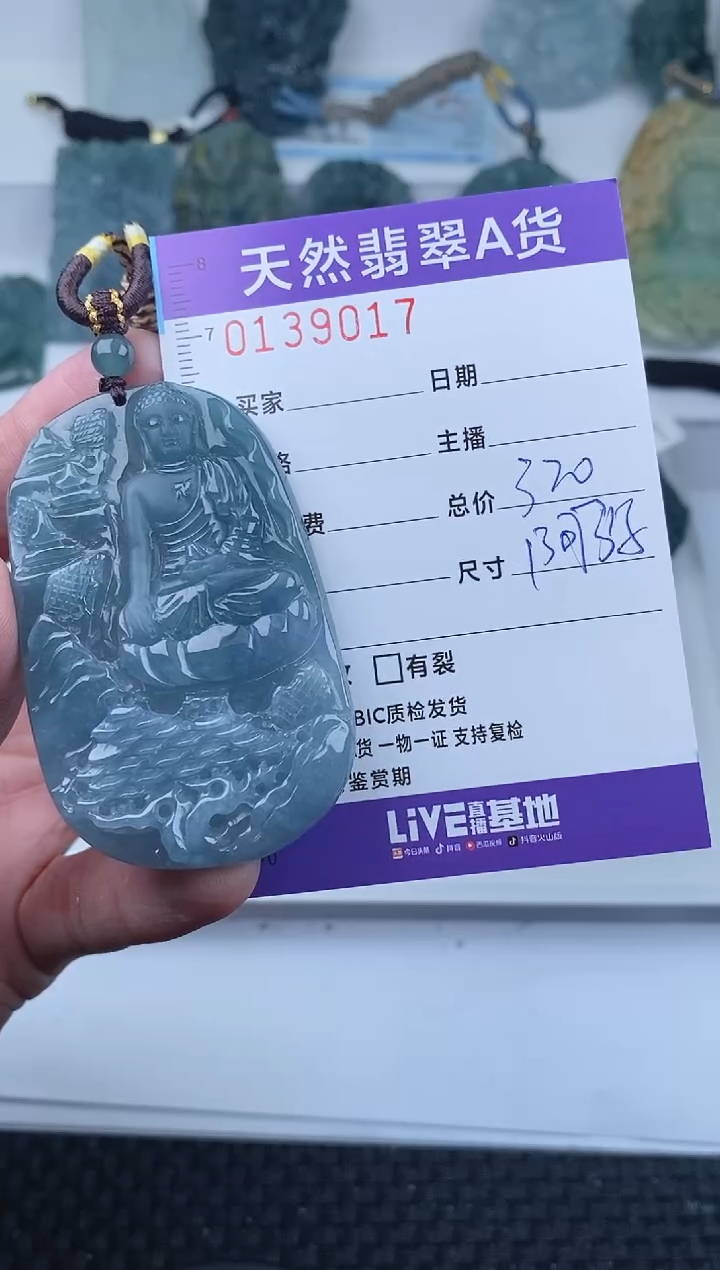 【闪购商品】翡翠颈饰未镶嵌       017