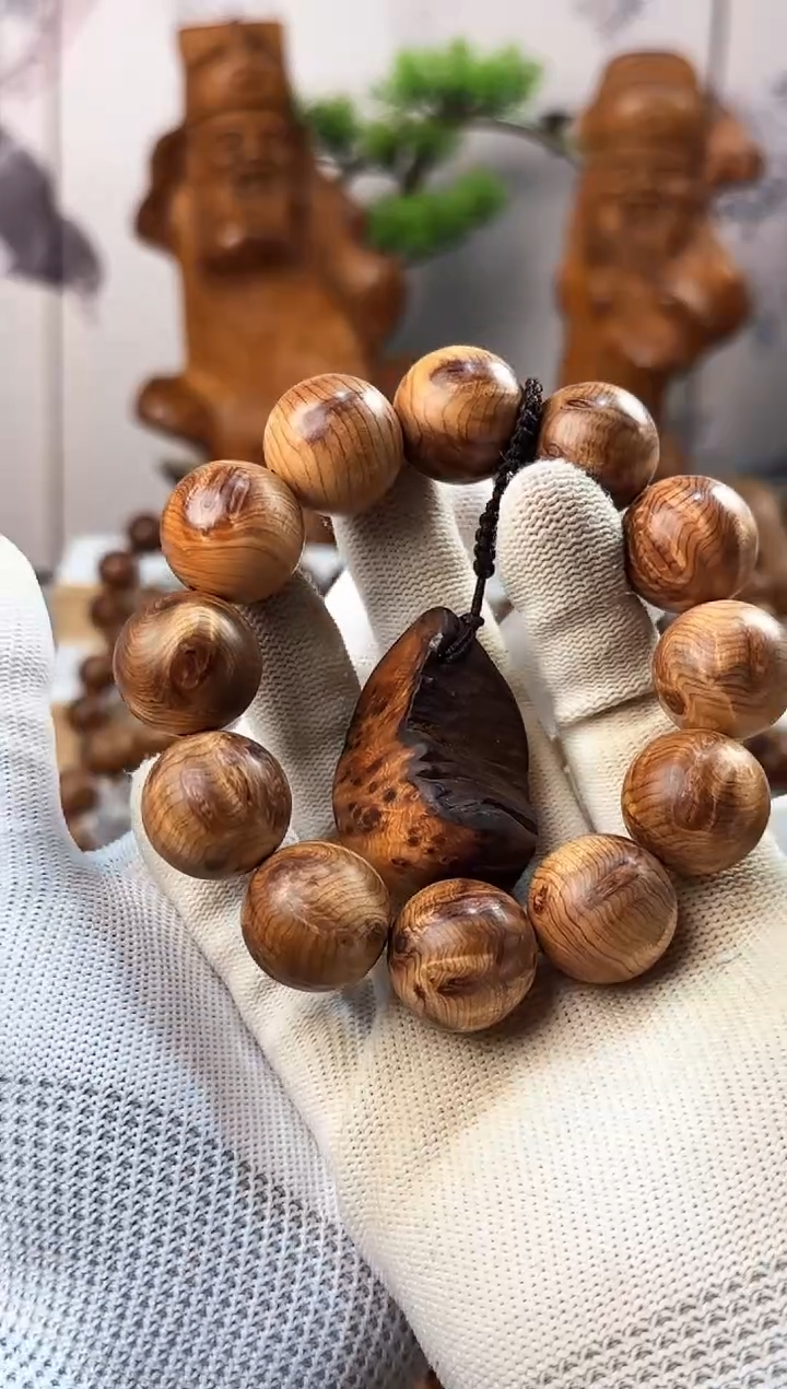 【闪购商品】柏木（崖柏）手串/手链太行崖柏2.0火焰瘤疤手串