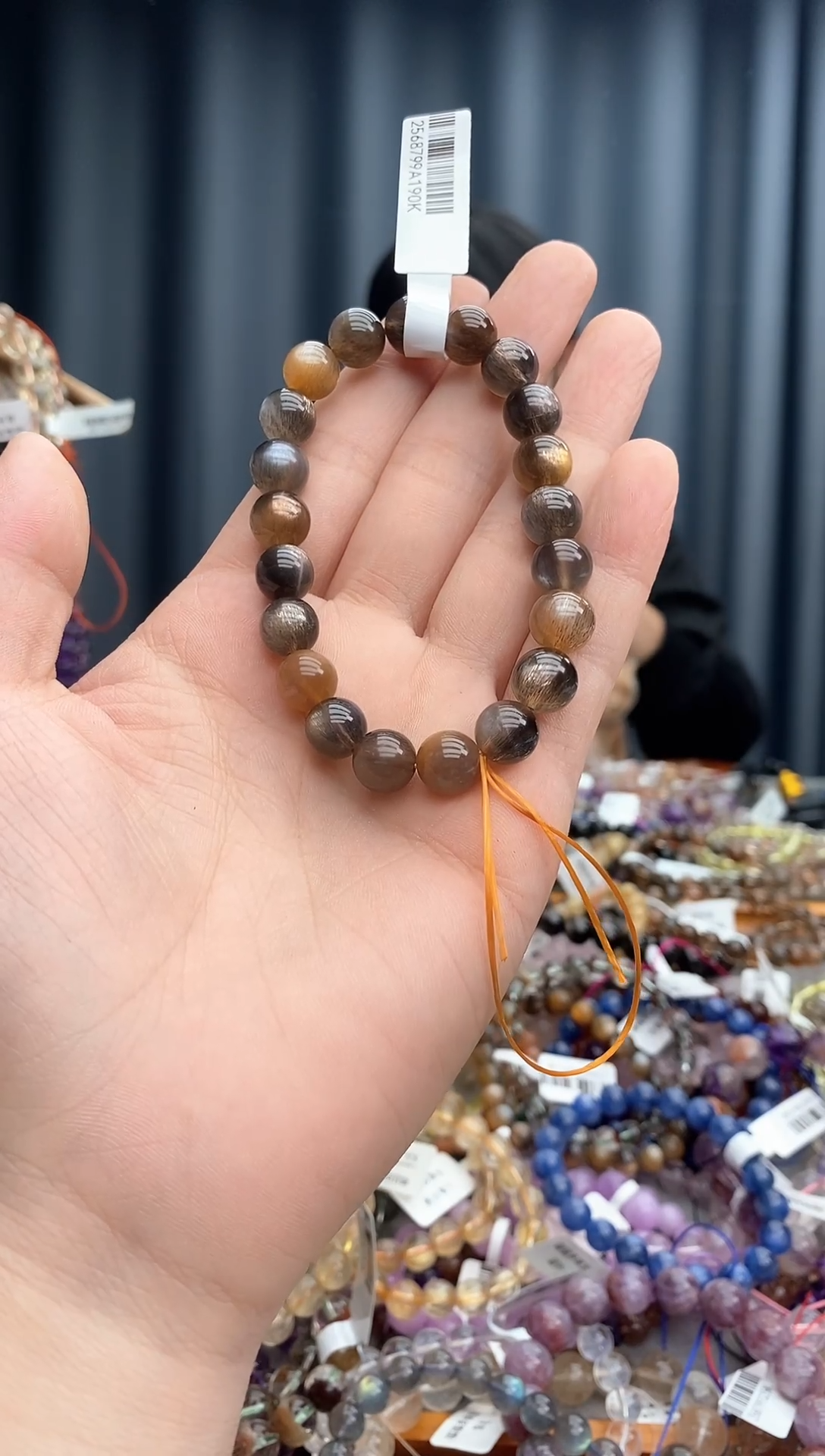 【闪购商品】长石手链未镶嵌黑金骨干