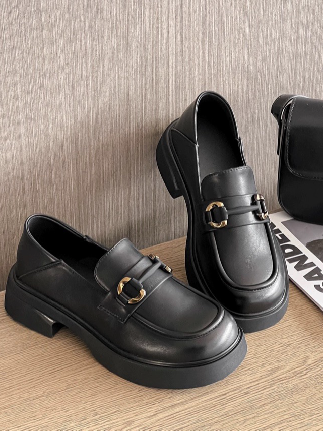 淘鞋馆时尚百搭潮流舒适软底防滑乐福鞋